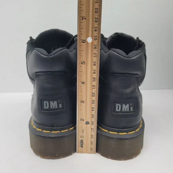 Dr. Martens 8699 Men's Black Leather Lace Up Boots US Size 5 / Wo's US Size 6 - Picture 9 of 10